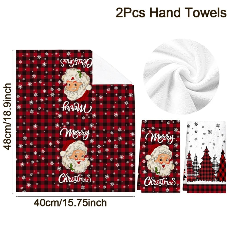 Christmas kitchen towels