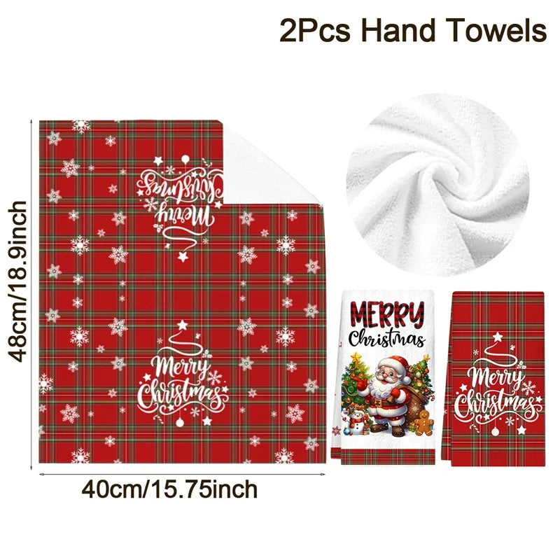 Christmas kitchen towels