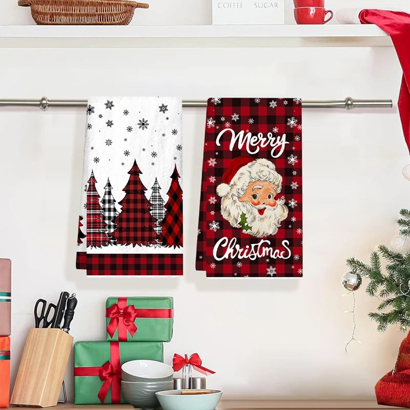 Christmas kitchen towels