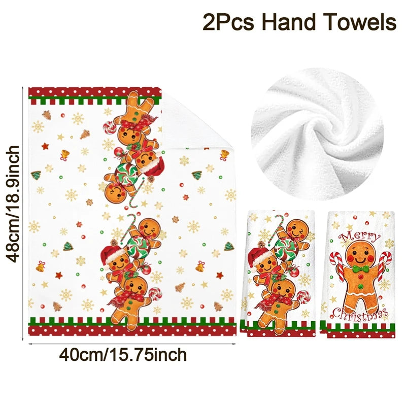 Christmas kitchen towels