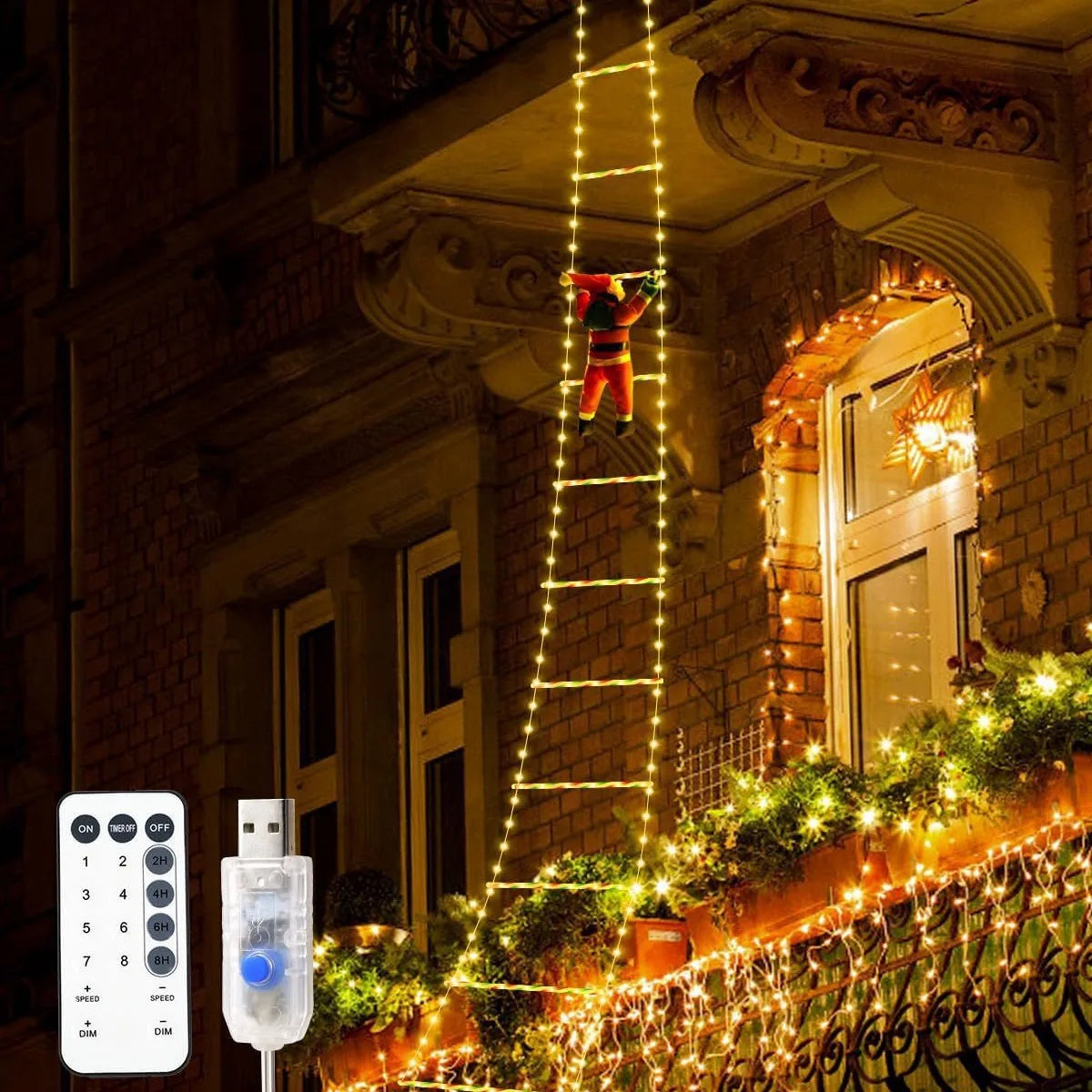 Christmas LED ladder!